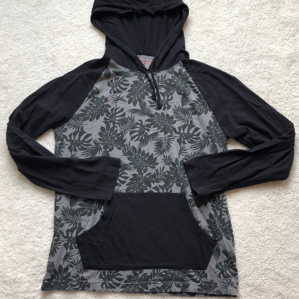 Rustic Souls Lightweight Plants Printed Hoodie